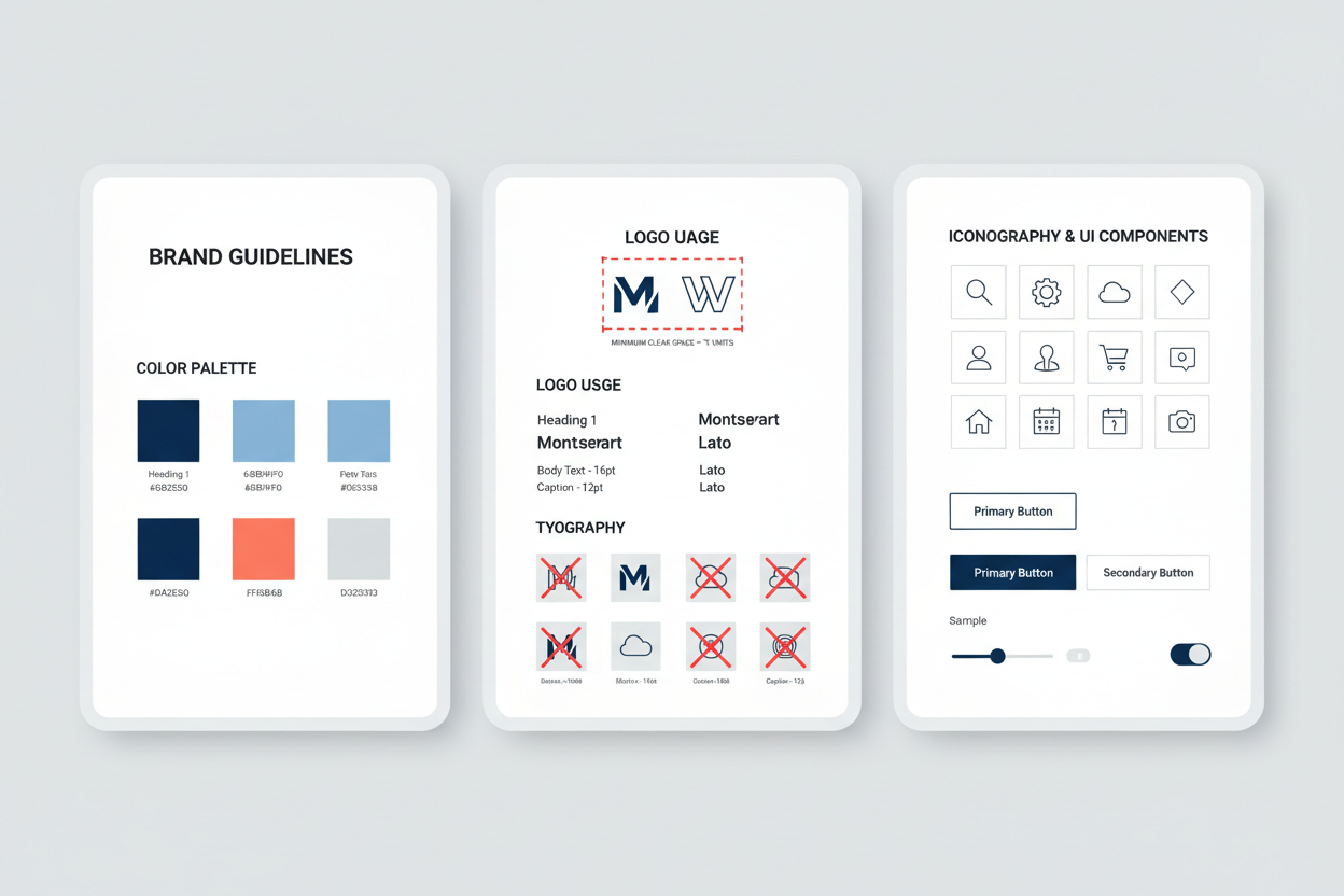 Visual style guidelines - Define imagery style, graphics, and design e ...