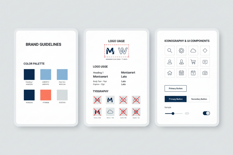 Visual style guidelines - Define imagery style, graphics, and design e ...