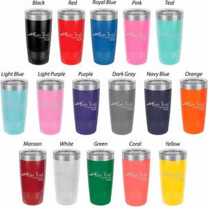 Polar Camel 20 oz. Ringneck Vacuum Insulated Tumbler w/Clear Lid- (LASER ENGRAVED)